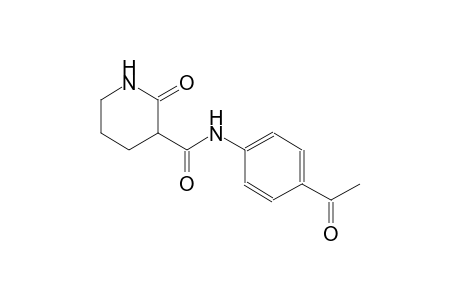 N-(4-acetylphenyl)-2-oxo-3-piperidinecarboxamide