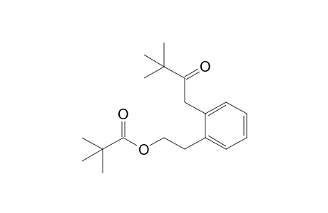 2-(3,3-Dimethyl-2-oxobutyl)phenethyl pivalate