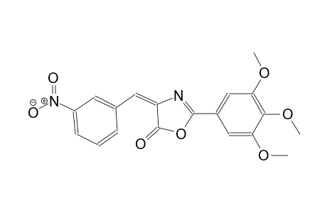 (4E)-4-(3-nitrobenzylidene)-2-(3,4,5-trimethoxyphenyl)-1,3-oxazol-5(4H)-one