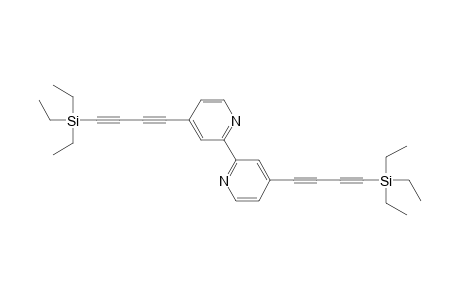 4,4'-Bis[4-(triethylsilyl)-1,3-butadiynyl]-2,2'-bipyridine