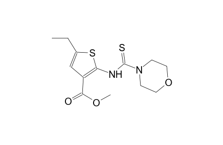 methyl 5-ethyl-2-[(4-morpholinylcarbothioyl)amino]-3-thiophenecarboxylate