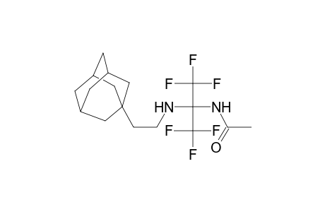 N-[1-(2-Adamantan-1-yl-ethylamino)-2,2,2-trifluoro-1-trifluoromethyl-ethyl]-acetamide