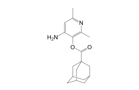 4-Amino-2,6-dimethyl-3-pyridyl 1-adamantanecarboxylate