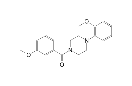 1-(3-methoxybenzoyl)-4-(2-methoxyphenyl)piperazine