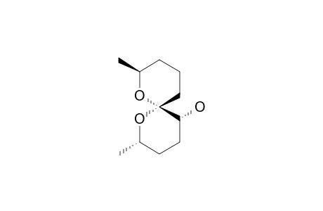 (2SR,5RS,6RS,8SR)-2,8-DIMETHYL-1,7-DIOXASPIRO-[5.5]-UNDECAN-5-OL
