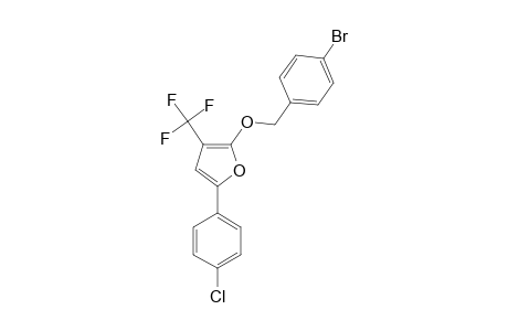2-(4-BROMOBENZYLOXY)-5-(4-CHLOROPHENYL)-3-TRIFLUOROMETHYLFURAN