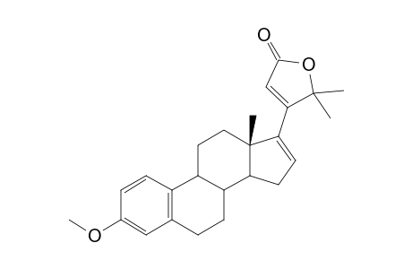 3-[3'-Methoxy-1',3',5'(10'),16-estratetraen-17'-yl]-5,5-dimethylfuran-2(5H)-one