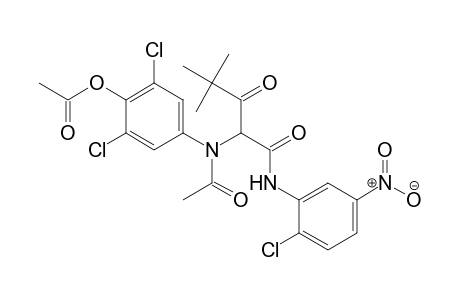 Pentanamide, 2-[acetyl[4-(acetyloxy)-3,5-dichlorophenyl]amino]-N-(2-chloro-5-nitrophenyl)-4,4-dimethyl-3-oxo-