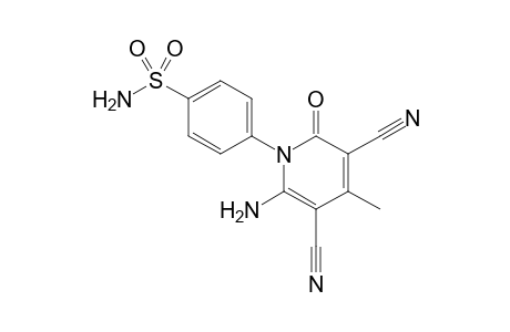4-(6-Amino-3,5-dicyano-4-methyl-2-oxopyridin-1(2H)-yl)-benzene-sulfonamide