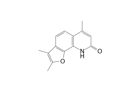 2,3,6-trimethylfuro[3,2-h]quinolin-8(9H)-one