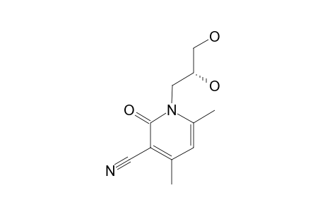 1-[(2S)-2,3-DIHYDROXYPROPYL]-4,6-DIMETHYL-2-OXO-1,2-DIHYDROPYRIDINE-3-CARBONITRILE