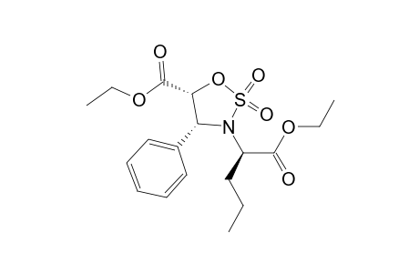 (5R,4R)-5-Ethoxycarbonyl-3-(1-ethoxycarbonyl-1beta-n-propyl)methyl-4-phenyl-1,2,3-oxathiazolidine-2,2-dioxide