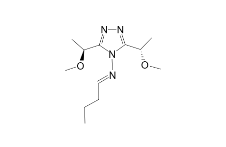 N-[(1E)-Butylidene]-3,5-bis[(1S)-1-methoxyethyl]-4H-1,2,4-triazol-4-amine
