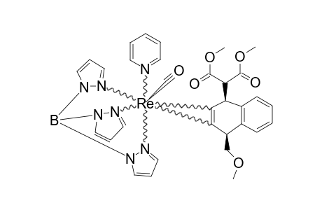 TP-RE-(CO)-(PYRIDINE)-[2,3-ETA-(2)-[2-(4-METHOXYMETHYL-1,4-DIHYDRONAPHTHALEN-1-YL)-MALONIC-ACID-DIMETHYLESTER]]
