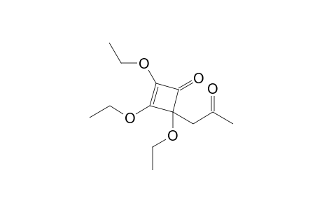 1,3,4-Triethoxy-1-(2-oxopropyl)cyclobut-3-en-2-one