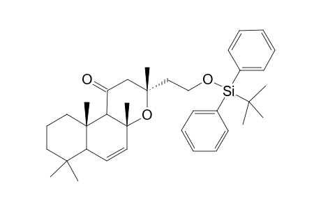 rac-[(8S,13S)-15-(tert-Butyldiphenylsilanyloxy)-8,13-epoxy-labd-6-en-11-one]