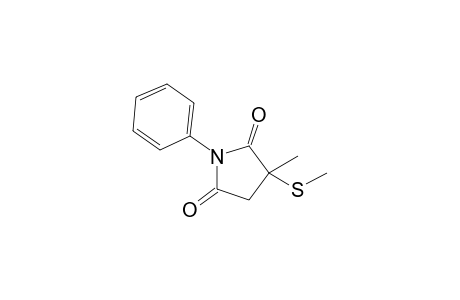 N-Phenyl-2-methyl-2-methylthiosuccinimide