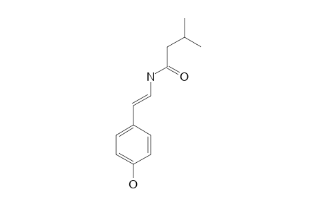 N-[(E)-2-(4-HYDROXYPHENYL)-ETHENYL]-3-METHYLBUTANAMIDE