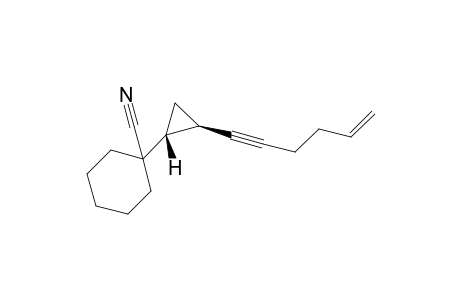 1-[(1R,2R)-2-hex-5-en-1-ynylcyclopropyl]cyclohexanecarbonitrile