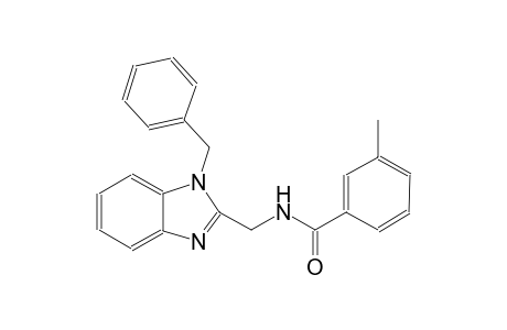 benzamide, 3-methyl-N-[[1-(phenylmethyl)-1H-benzimidazol-2-yl]methyl]-