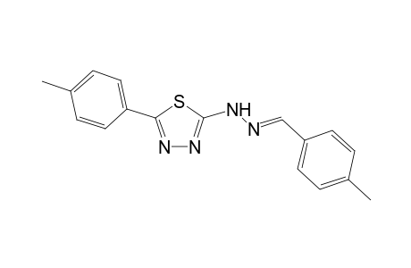 2-(p-Methyl)benzalhydrazono-5-p-tolyl-1,3,4-thiadiazole