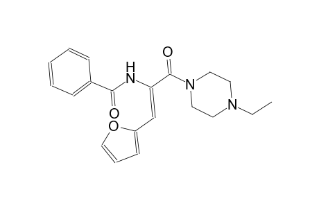 N-[(Z)-1-[(4-ethyl-1-piperazinyl)carbonyl]-2-(2-furyl)ethenyl]benzamide
