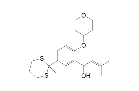 3-Methyl-1-[(2'-tetrahydropyran-4'-yl)oxy]-5-{[2"-methyl-(1,3)-dithian-2"-yl]phenyl}-2-butenol