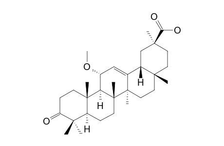 3-OXO-11-ALPHA-METHOXYOLEAN-12-ENE-30-OIC-ACID