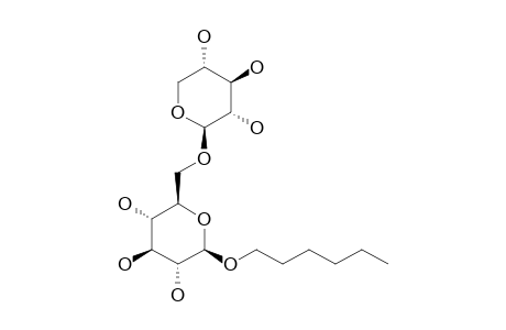 N-HEXYL-O-BETA-D-XYLOPYRANOSYL-(1->6)-BETA-D-GLUCOPYRANOSIDE