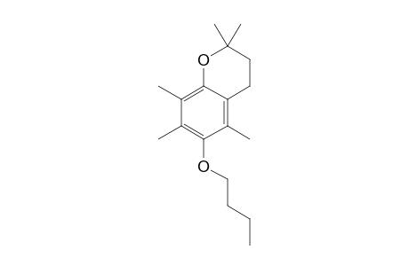 2,2,5,7,8-Pentamethyl-6-hydroxychroman, N-butyl ether