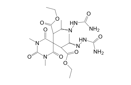 Diethyl 2,2'-[(1,3-dimethyl-4,6-dioxo-2-thioxohexahydropyrimidine-5,5-diyl)]bis{3-[(anilinocarbonyl)hydrazono]butanoate}