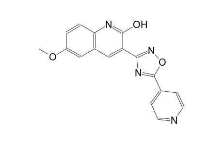 2-quinolinol, 6-methoxy-3-[5-(4-pyridinyl)-1,2,4-oxadiazol-3-yl]-