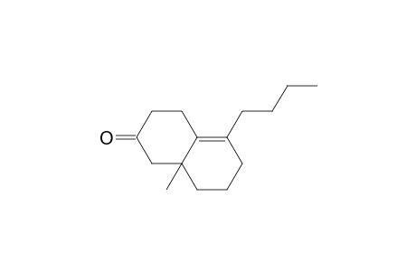 2(1H)-Naphthalenone, 5-butyl-3,4,6,7,8,8a-hexahydro-8a-methyl-, (.+-.)-