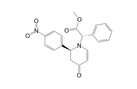 N-[(R)-(METHOXYCARBONYL)-BENZYL]-(6S)-2,3-DIDEHYDRO-6-(4-NITROPHENYL)-PIPERIDIN-4-ONE