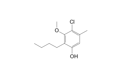 2-(1-Butyl)-4-Chloro-3-methoxy-5-methylphenol