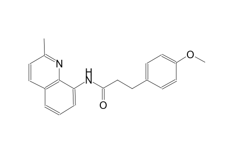 3-(4-methoxyphenyl)-N-(2-methyl-8-quinolinyl)propanamide