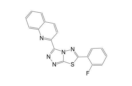 quinoline, 2-[6-(2-fluorophenyl)[1,2,4]triazolo[3,4-b][1,3,4]thiadiazol-3-yl]-