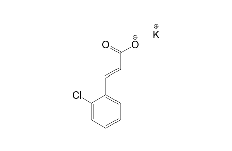 2-Propenoic acid, 3-(2-chlorophenyl)-, potassium salt