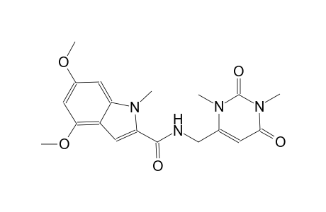 1H-indole-2-carboxamide, 4,6-dimethoxy-1-methyl-N-[(1,2,3,6-tetrahydro-1,3-dimethyl-2,6-dioxo-4-pyrimidinyl)methyl]-