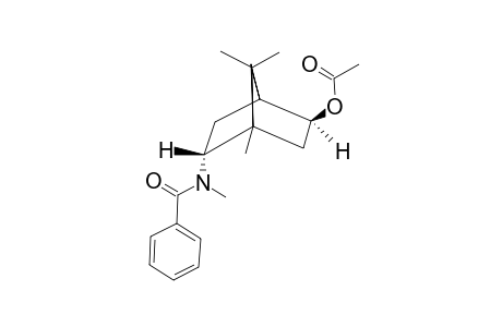 2-endo-Benzoylamino-5-exo-acetyl-N-methyl-bornane