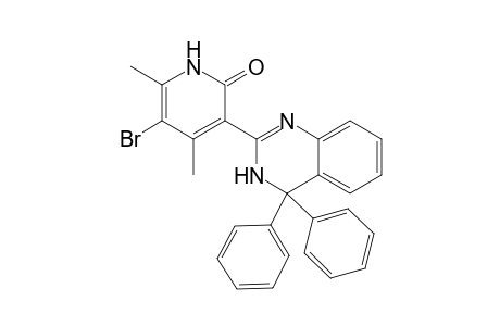 2-(2,4-Dimethyl-6-oxo-3-bromopyridinyl)-4,4-diphenyl-3,4-dihydroquinazoline
