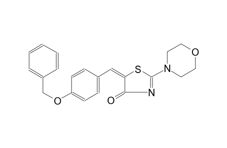 4(5H)-thiazolone, 2-(4-morpholinyl)-5-[[4-(phenylmethoxy)phenyl]methylene]-, (5E)-