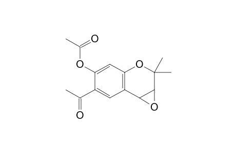 6-Acetyl-3,4-epoxy-7-acetoxy-2,2-dimethylchroman