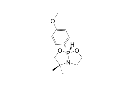 6,6-DIMETHYL-1-(PARA-METHOXYPHENYL)-2,8-DIOXA-5-AZA-1-PHOSPHA-(V)-BICYCLO-[3.3.0]-OCTANE