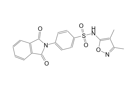 N-(3,4-dimethyl-5-isoxazolyl)-4-(1,3-dioxo-1,3-dihydro-2H-isoindol-2-yl)benzenesulfonamide