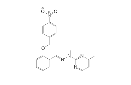 2-[(4-nitrobenzyl)oxy]benzaldehyde (4,6-dimethyl-2-pyrimidinyl)hydrazone