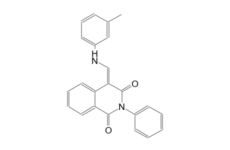 1,3(2H,4H)-isoquinolinedione, 4-[[(3-methylphenyl)amino]methylene]-2-phenyl-, (4E)-