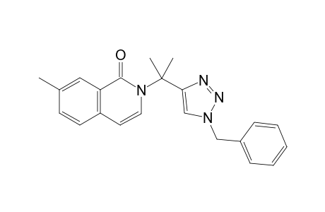 2-[2-(1-Benzyl-1H-1,2,3-triazol-4-yl)propan-2-yl]-7-methylisoquinolin-1(2H)-one