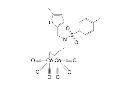 [(N-(5-Methylfur-2-yl)methyl-N-tosylamino)propane]hexacarbonyldicobalt complex