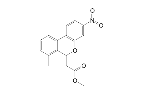 6-METHOXYCARBONYLMETHYL-7-METHYL-3-NITRO-6H-DIBENZOPYRAN